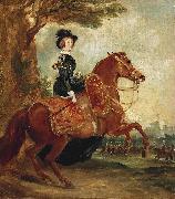 Francis Grant Portrait of Queen Victoria on horseback Spain oil painting artist
